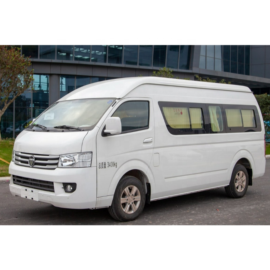 Best Selling Foton Electric Cargo Van Vehicle New 15 Seater Passenger Van Camping for Sale